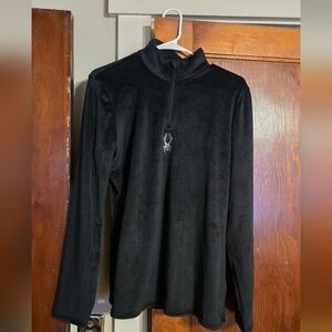 Spyder Velour quarter zip